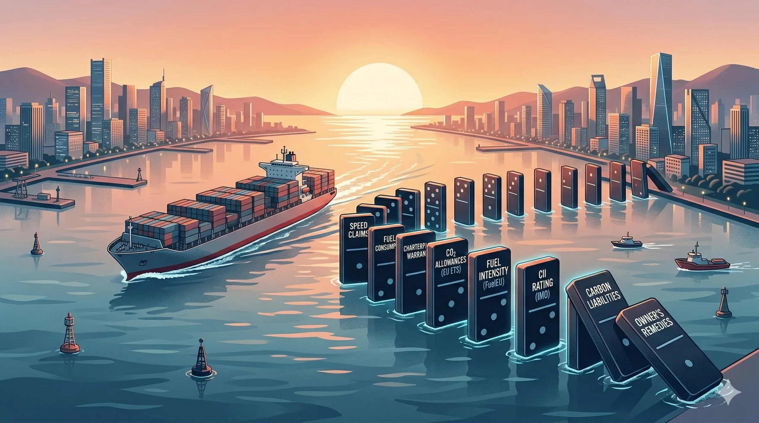 The Carbon Domino Effect: Redefining Speed and Consumption Claims in the Green Shipping Era